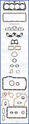 Juego completo de empaques, motor AJUSA 50010500
