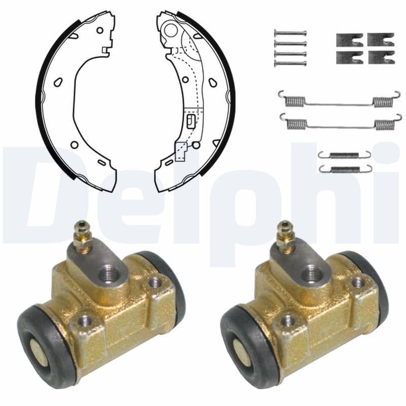 Juego de zapatas de frenos DELPHI KP1080