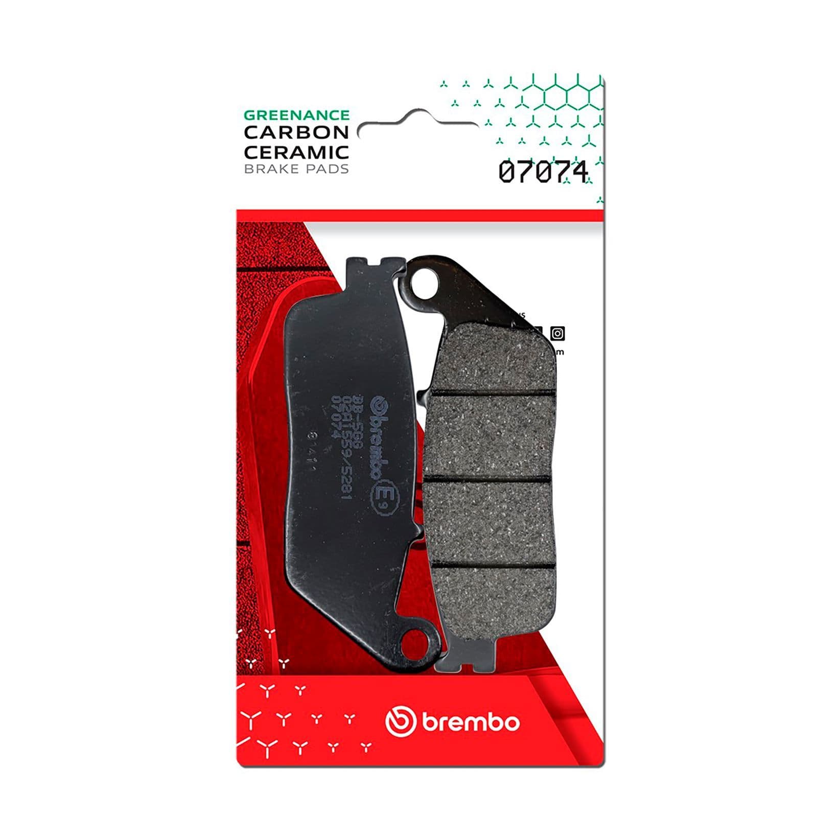 Juego de balatas de freno BREMBO 07074
