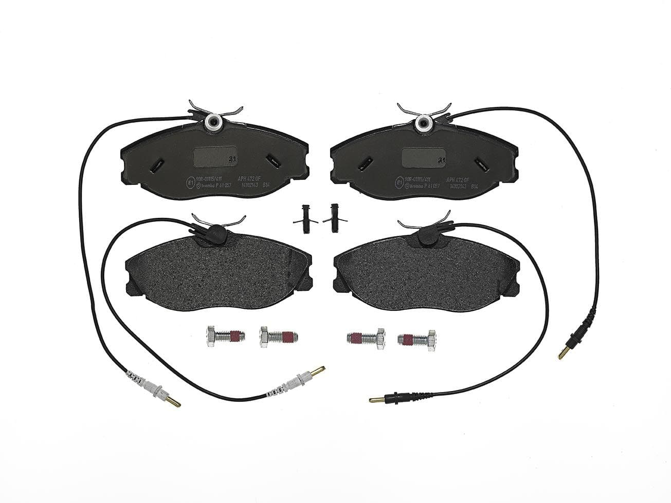 Juego de balatas de freno BREMBO P 61 057