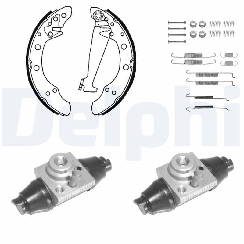 Juego de zapatas de frenos DELPHI KP1132