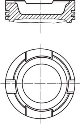Pistón MAHLE 229 47 00