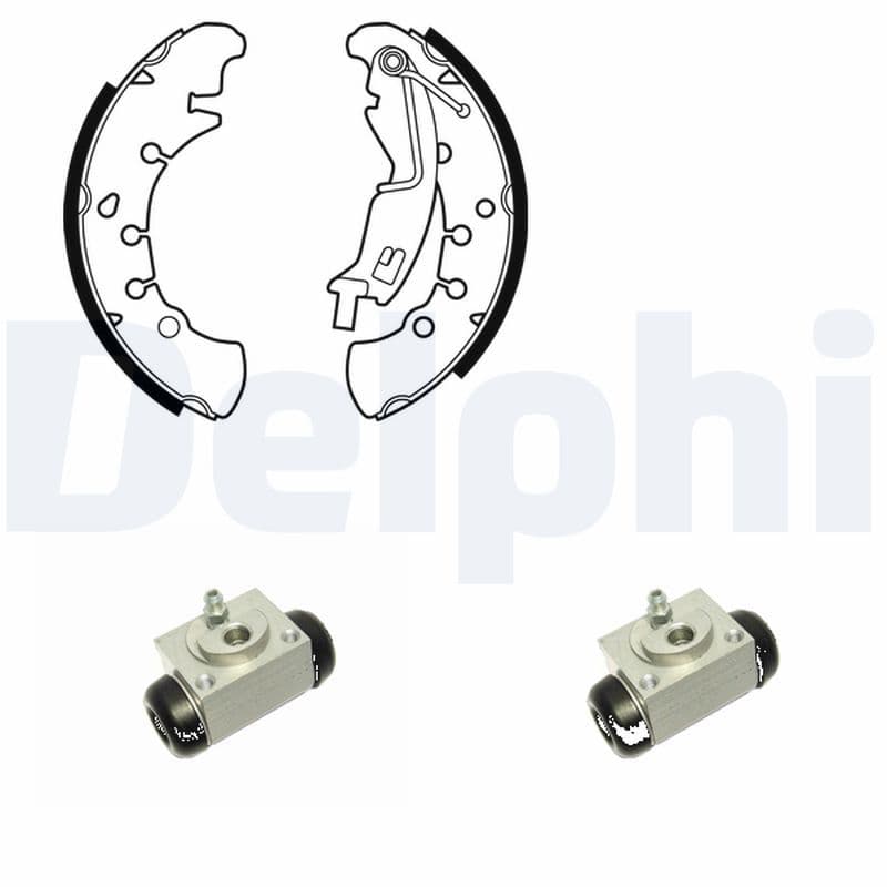Juego de zapatas de frenos DELPHI KP1099