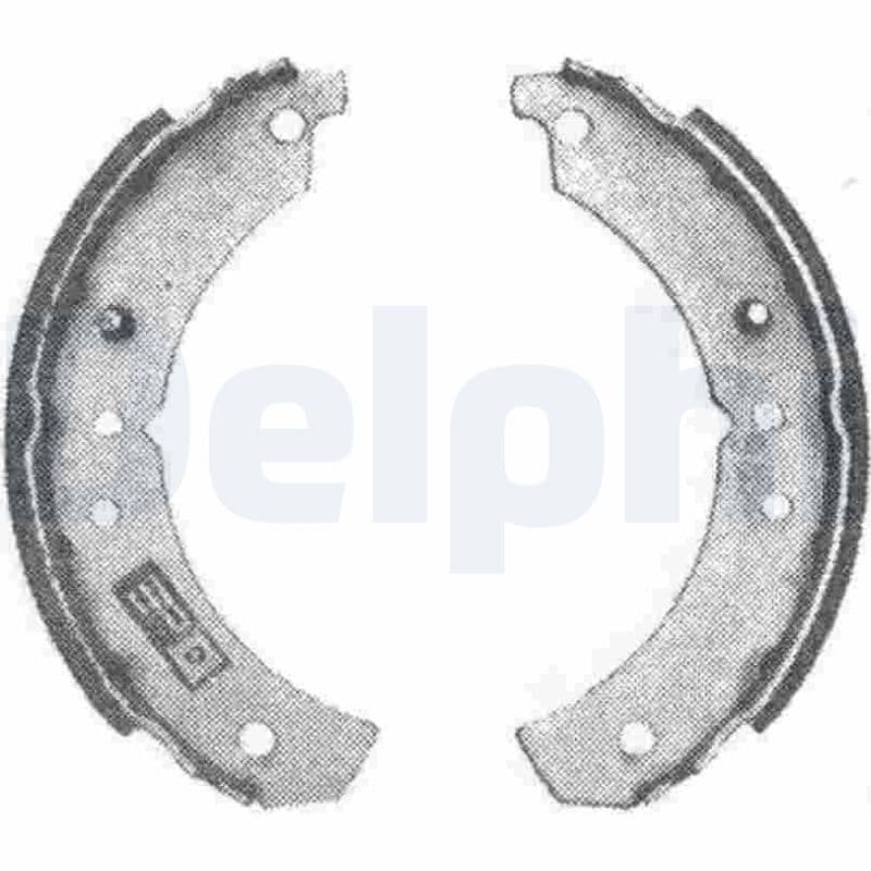 Juego de zapatas de frenos DELPHI LS1043