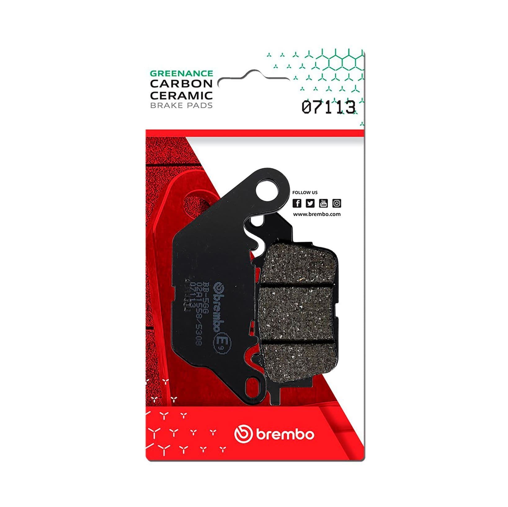 Juego de balatas de freno BREMBO 07113