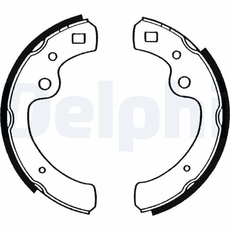 Juego de zapatas de frenos DELPHI LS1130