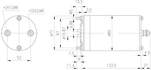 Motor eléctrico MAHLE MM 334