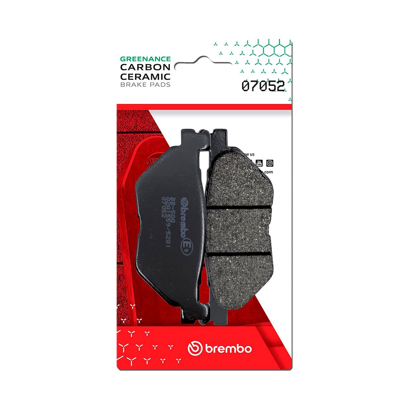 Juego de balatas de freno BREMBO 07052