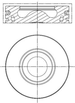 Pistón MAHLE 013 PI 00137 010