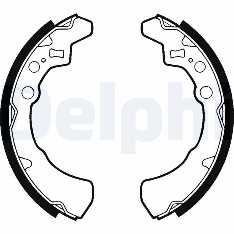 Juego de zapatas de frenos DELPHI LS1360