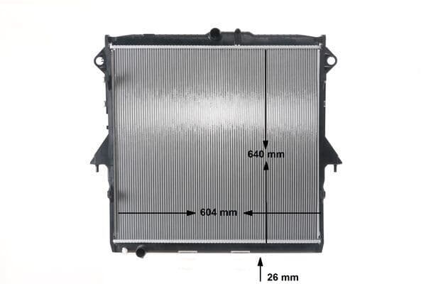 Radiador, refrigeración del motor MAHLE CR 2234 000S