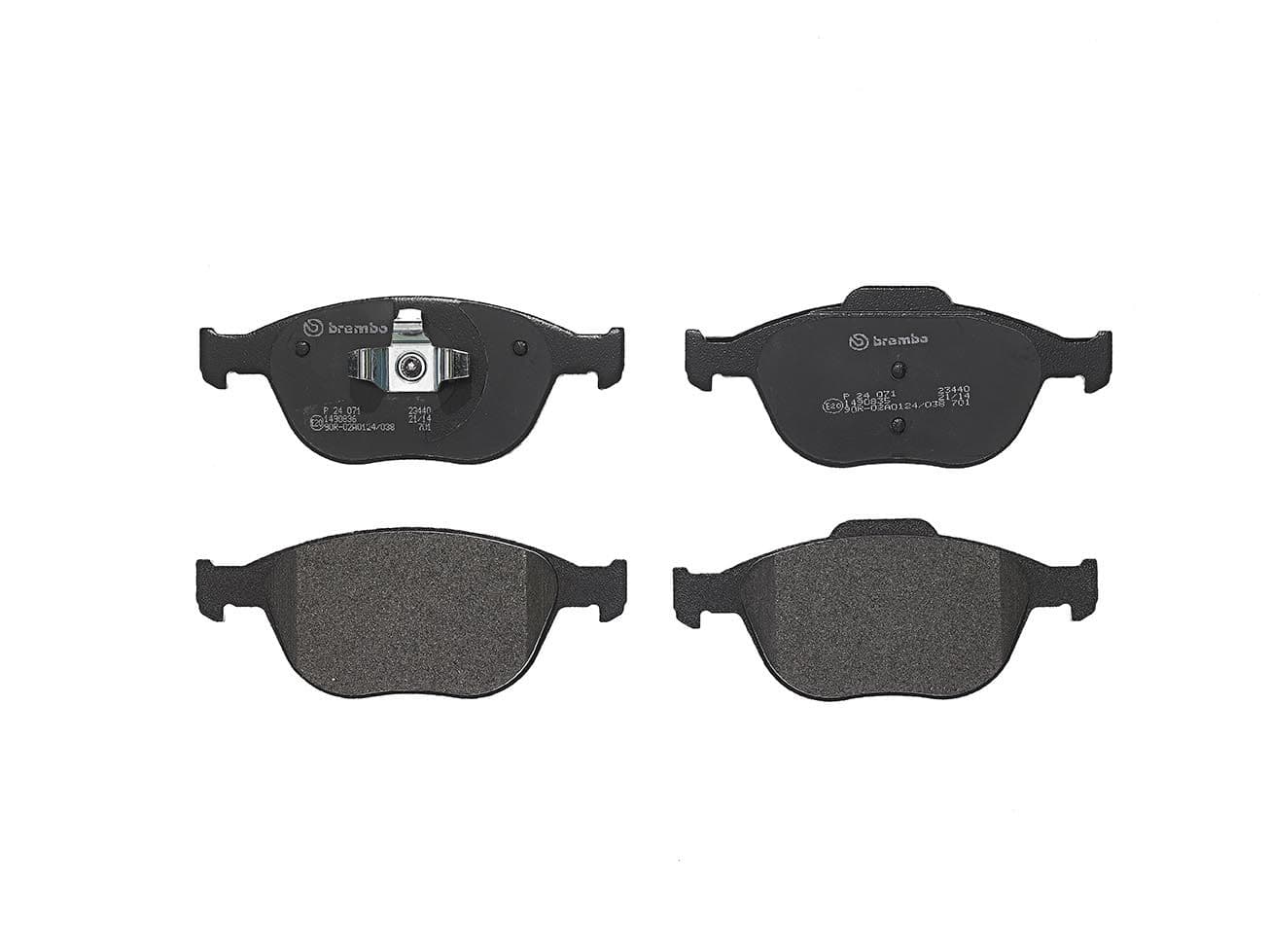 Juego de balatas de freno BREMBO P 24 071