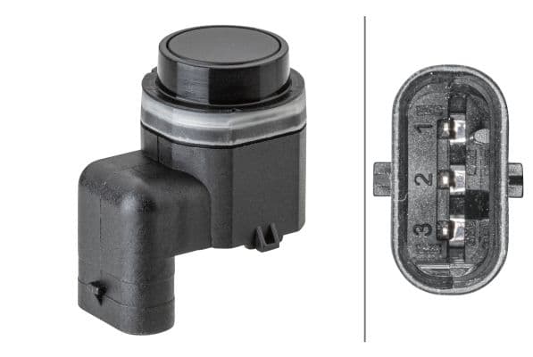 Sensor, auxiliar de estacionamiento HELLA 6PX 358 141-811