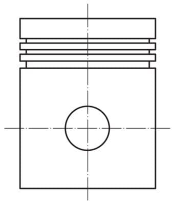 Pistón MAHLE 014 80 00