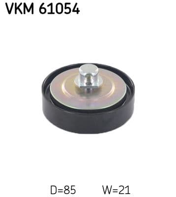 Polea de inversión/guía, correa poli V SKF VKM 61054