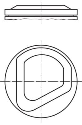 Pistón MAHLE 082 49 00
