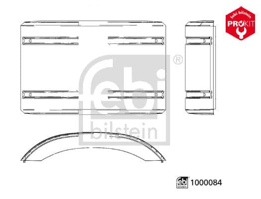 Revestimiento, pasarruedas FEBI BILSTEIN 1000084