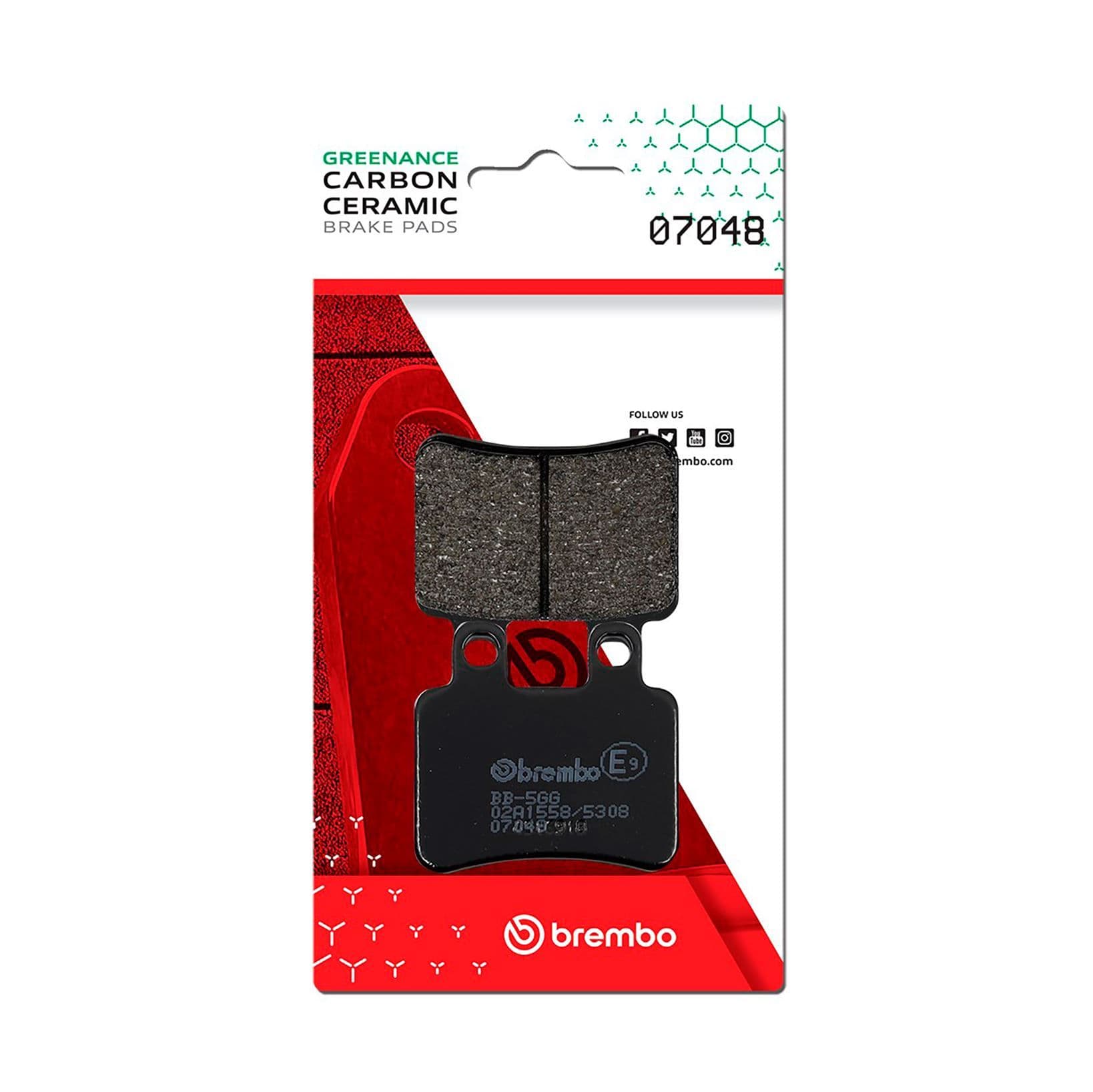 Juego de balatas de freno BREMBO 07048