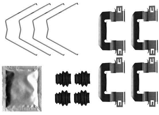 Kit de accesorios, caliper HELLA 8DZ 355 205-741