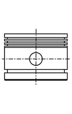 Pistón MAHLE 592 46 00