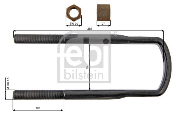 Brida de la ballesta FEBI BILSTEIN 39172