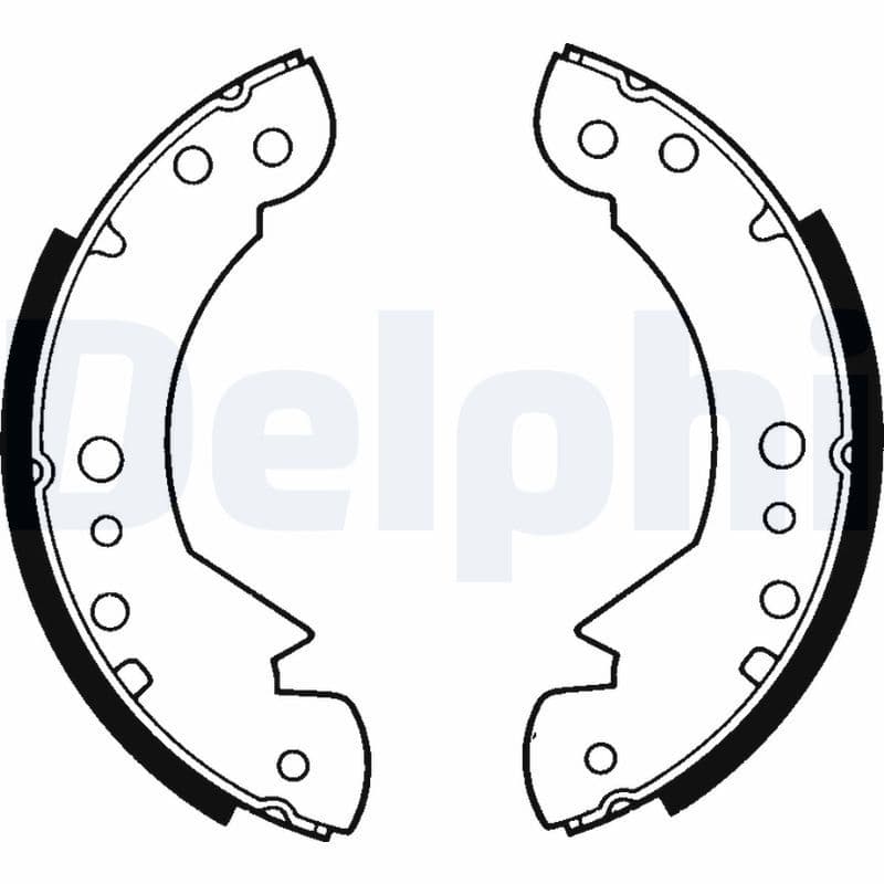 Juego de zapatas de frenos DELPHI LS1203