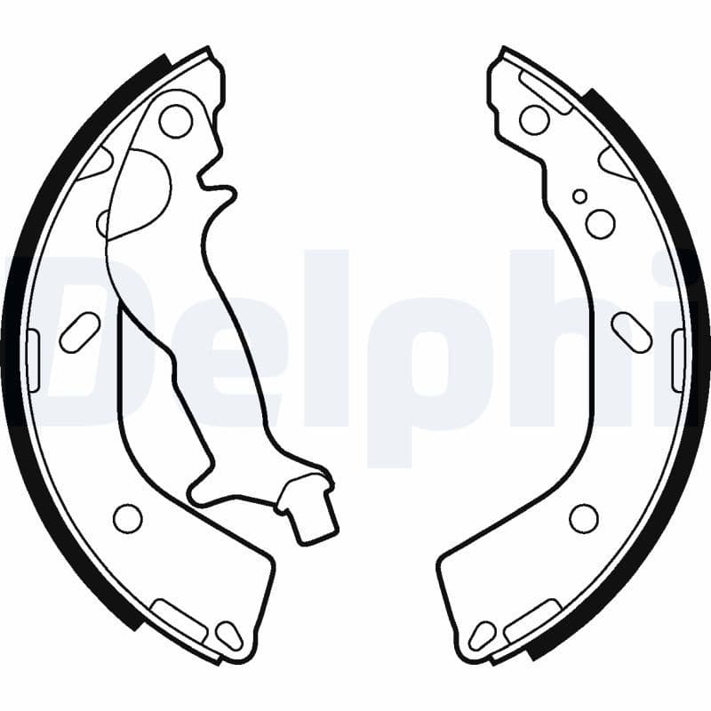 Juego de zapatas de frenos DELPHI LS2027
