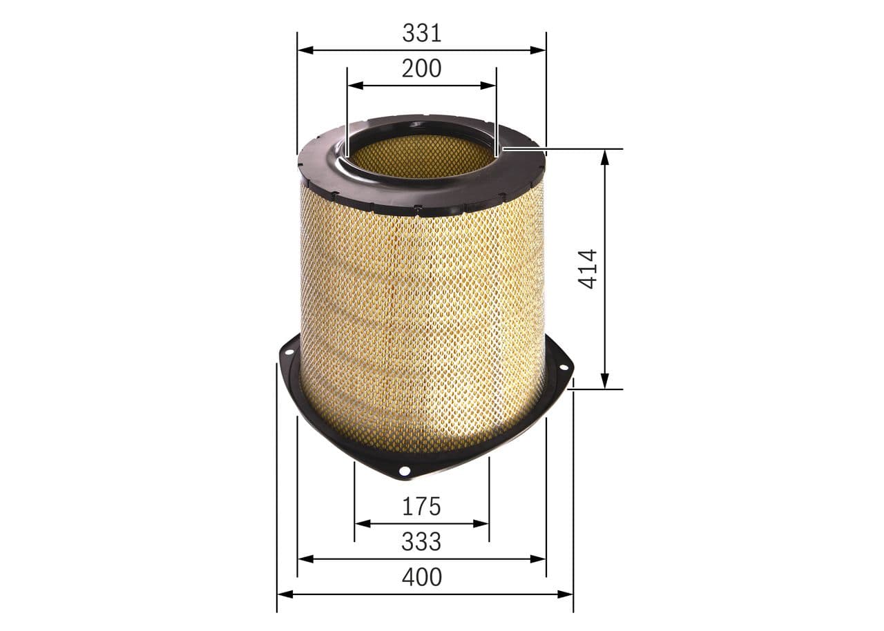 Filtro de aire BOSCH F 026 400 207