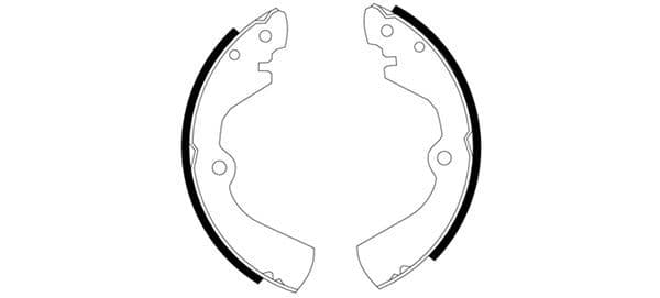 Juego de zapatas de frenos TEXTAR 91042400
