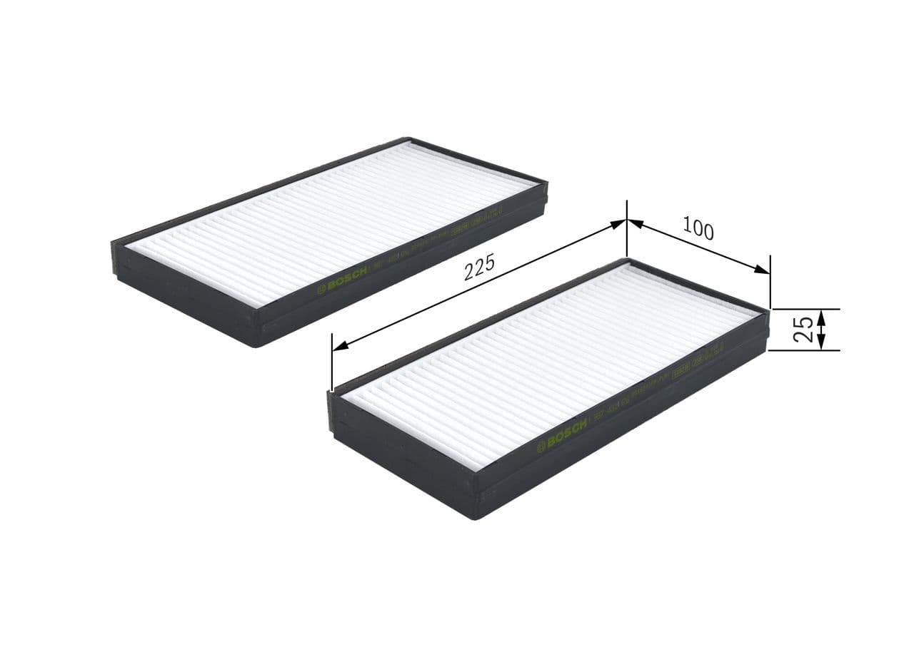 Filtro, aire del interior BOSCH 1 987 432 176