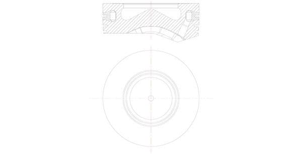 Pistón MAHLE 081 PI 00105 001
