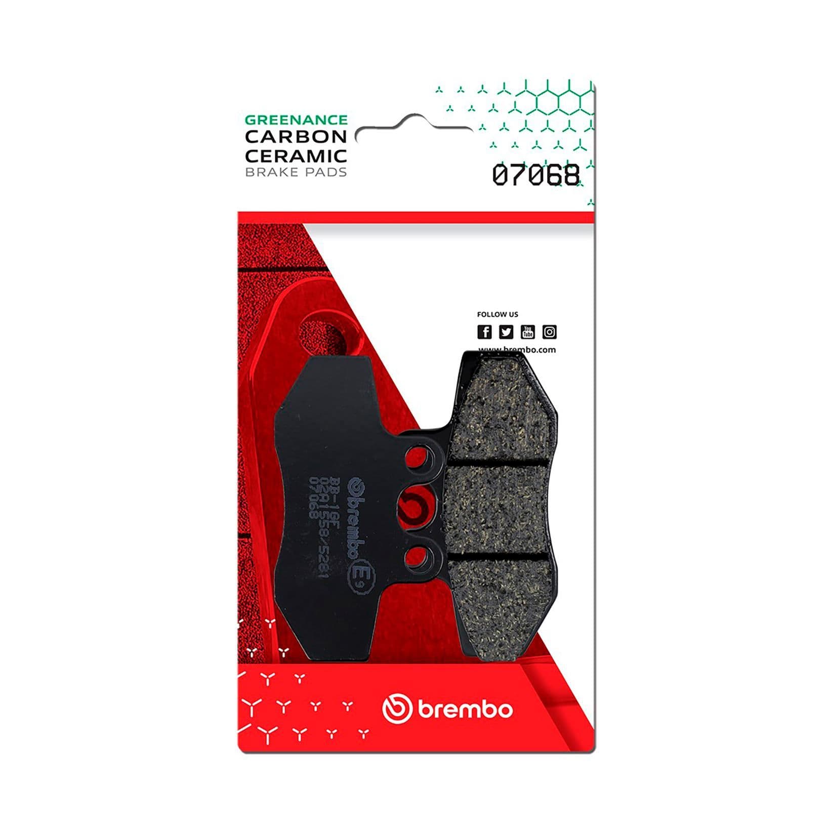 Juego de balatas de freno BREMBO 07068