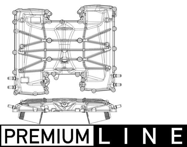 Radiador de aire de admisión MAHLE CI 408 000P