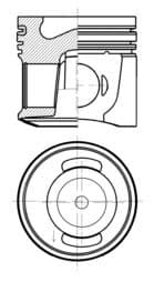 Pistón KOLBENSCHMIDT 41860600
