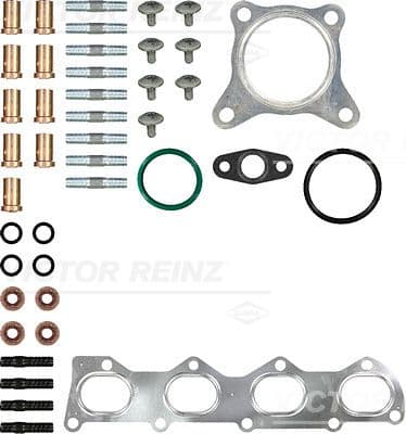 Juego de montaje, turbocompresor VICTOR REINZ 04-10237-01