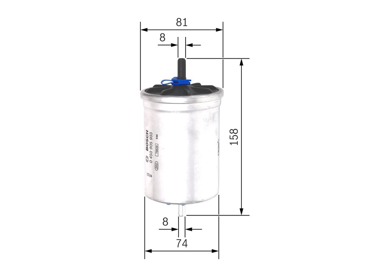 Filtro combustible BOSCH 0 450 905 903