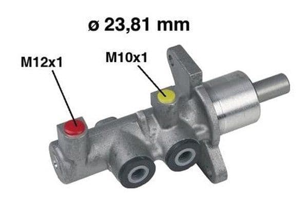 Cilindro principal de freno BOSCH F 026 A01 726