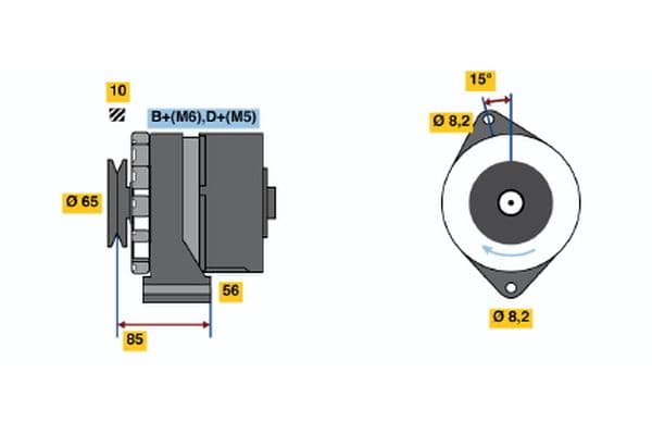 Alternador BOSCH 0 120 488 193