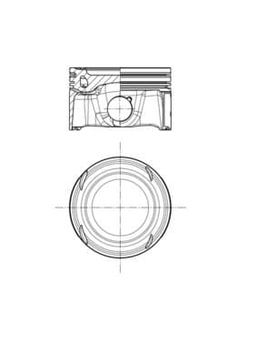 Pistón MAHLE 001 PI 00215 000