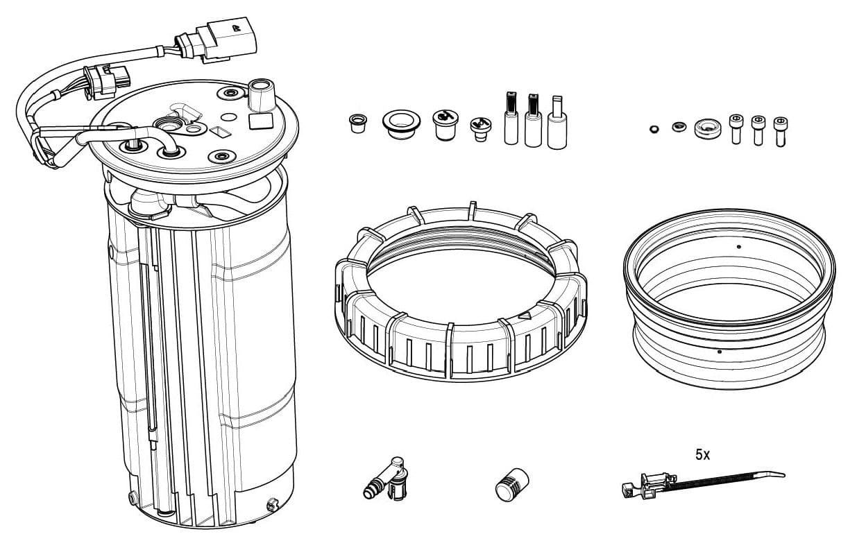 Calefacción, Unidad de tanque (inyección de urea) BOSCH F 01C 600 252