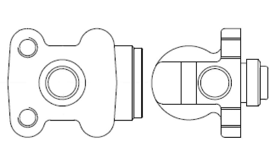 Cilindro de freno de rueda BOSCH F 026 002 340