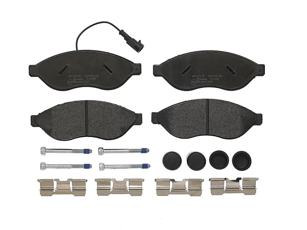 Juego de balatas de freno BREMBO P 61 090