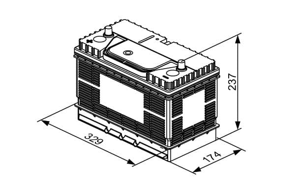 Batería de arranque BOSCH 0 092 T30 500