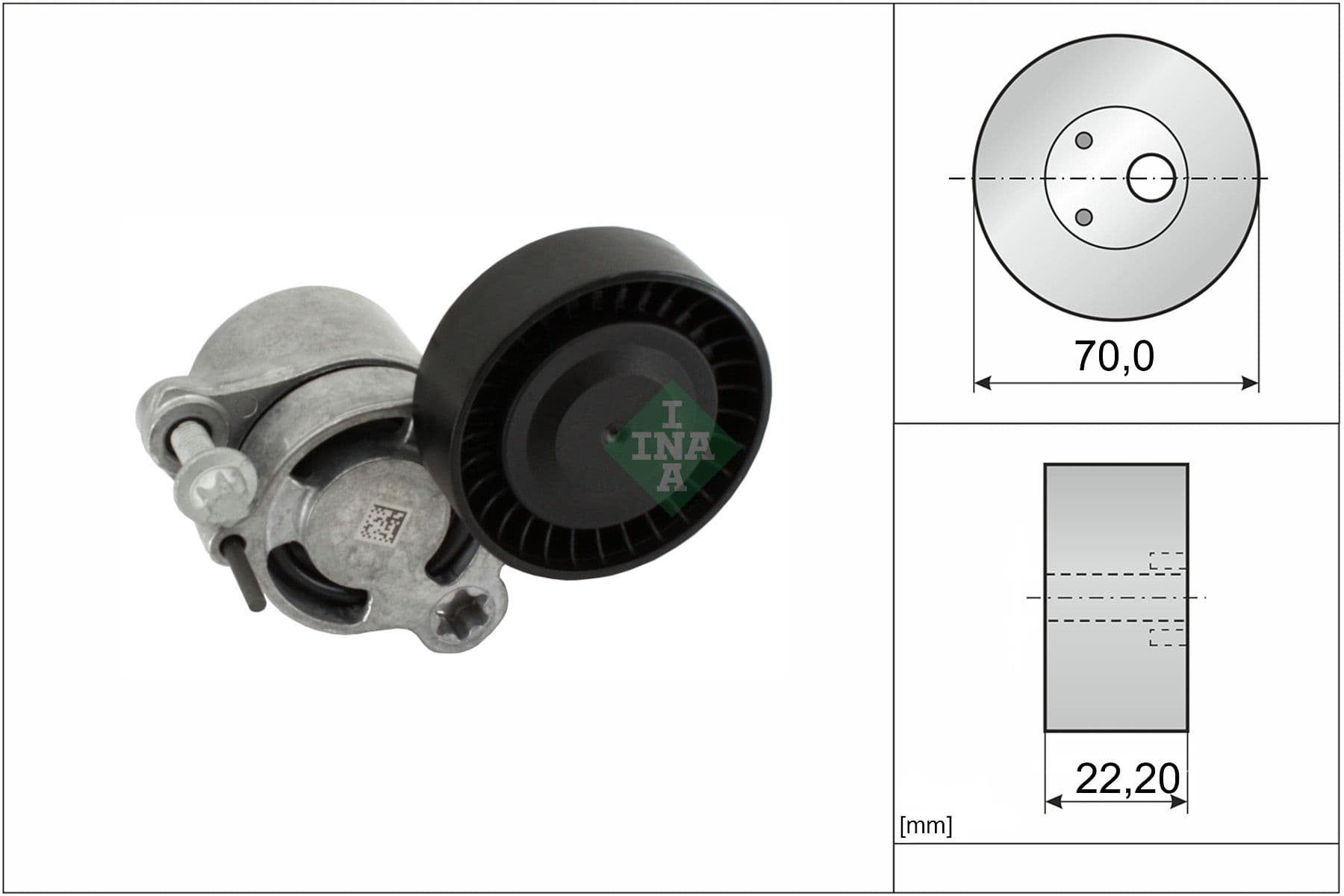 Tensor de correa, Correa poli V Schaeffler INA 534 1006 10