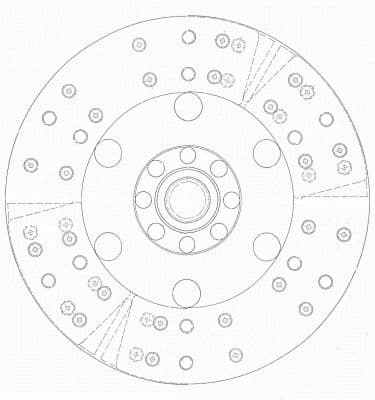 Disco del clutch SACHS 1864 453 002