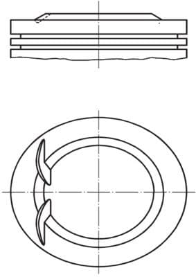 Pistón MAHLE 681 05 01