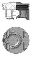Pistón KOLBENSCHMIDT 41001600