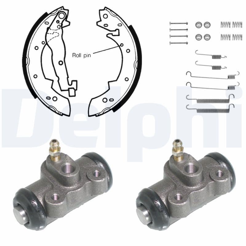 Juego de zapatas de frenos DELPHI KP638