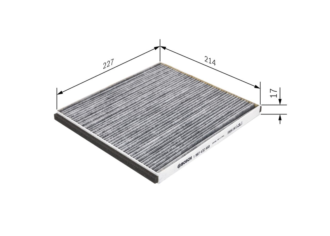 Filtro, aire del interior BOSCH 1 987 432 468