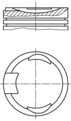 Pistón MAHLE 151 84 00